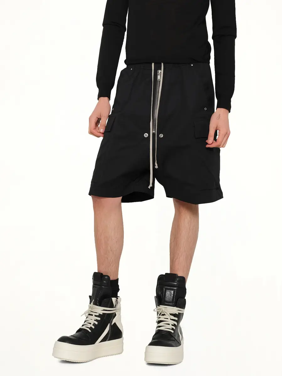 Rick Owens Twill Woven Cargobela Shorts | Thumbnail 6 Rick Owens Twill Woven Cargobela Shorts | Thumbnail 6