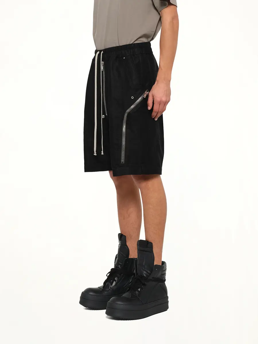 Rick Owens Moleskin Heizer Shorts | Thumbnail 3 Rick Owens Moleskin Heizer Shorts | Thumbnail 3