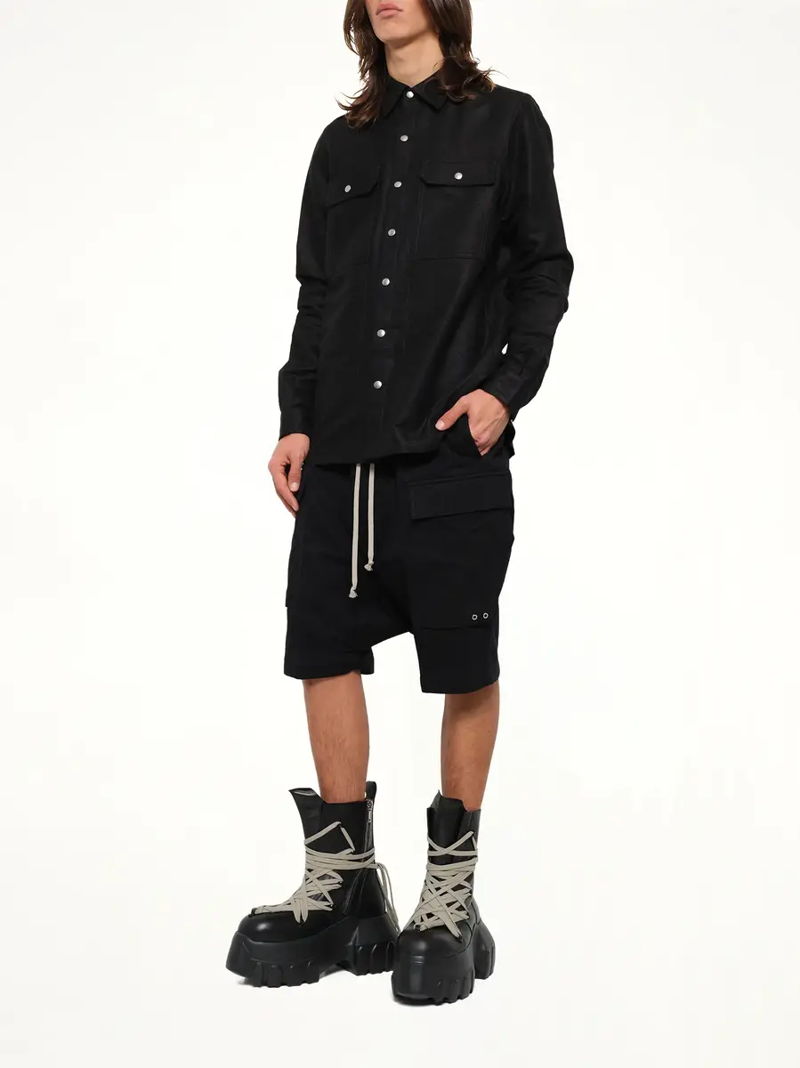 Rick Owens Warm Flannel Cargo Pods | Thumbnail 4 Rick Owens Warm Flannel Cargo Pods | Thumbnail 4