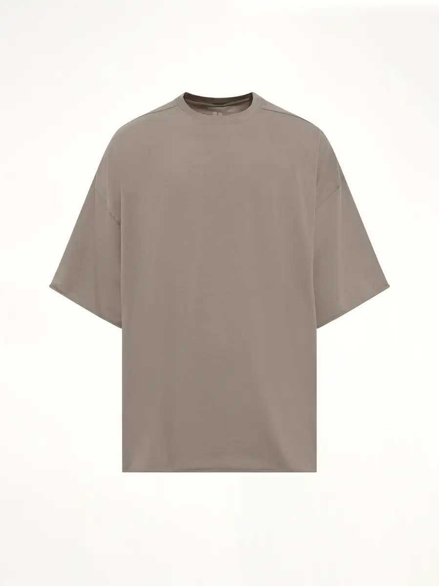 Rick Owens Tommy T-shirt in Steel | Thumbnail 2 Rick Owens Tommy T-shirt in Steel | Thumbnail 2
