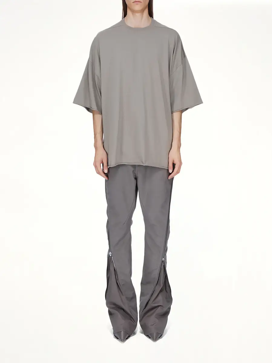 Rick Owens Tommy T-shirt in Steel | Thumbnail 5 Rick Owens Tommy T-shirt in Steel | Thumbnail 5