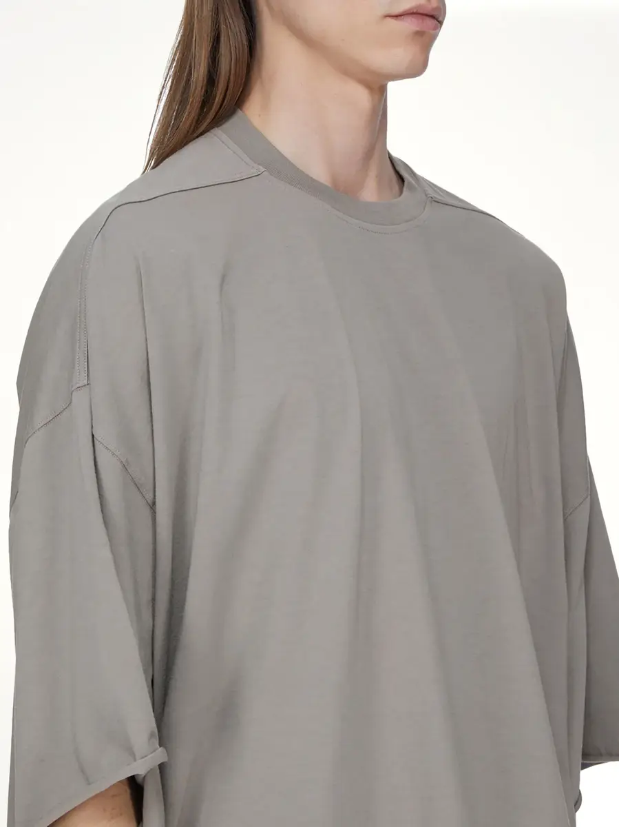Rick Owens Tommy T-shirt in Steel | Thumbnail 6 Rick Owens Tommy T-shirt in Steel | Thumbnail 6