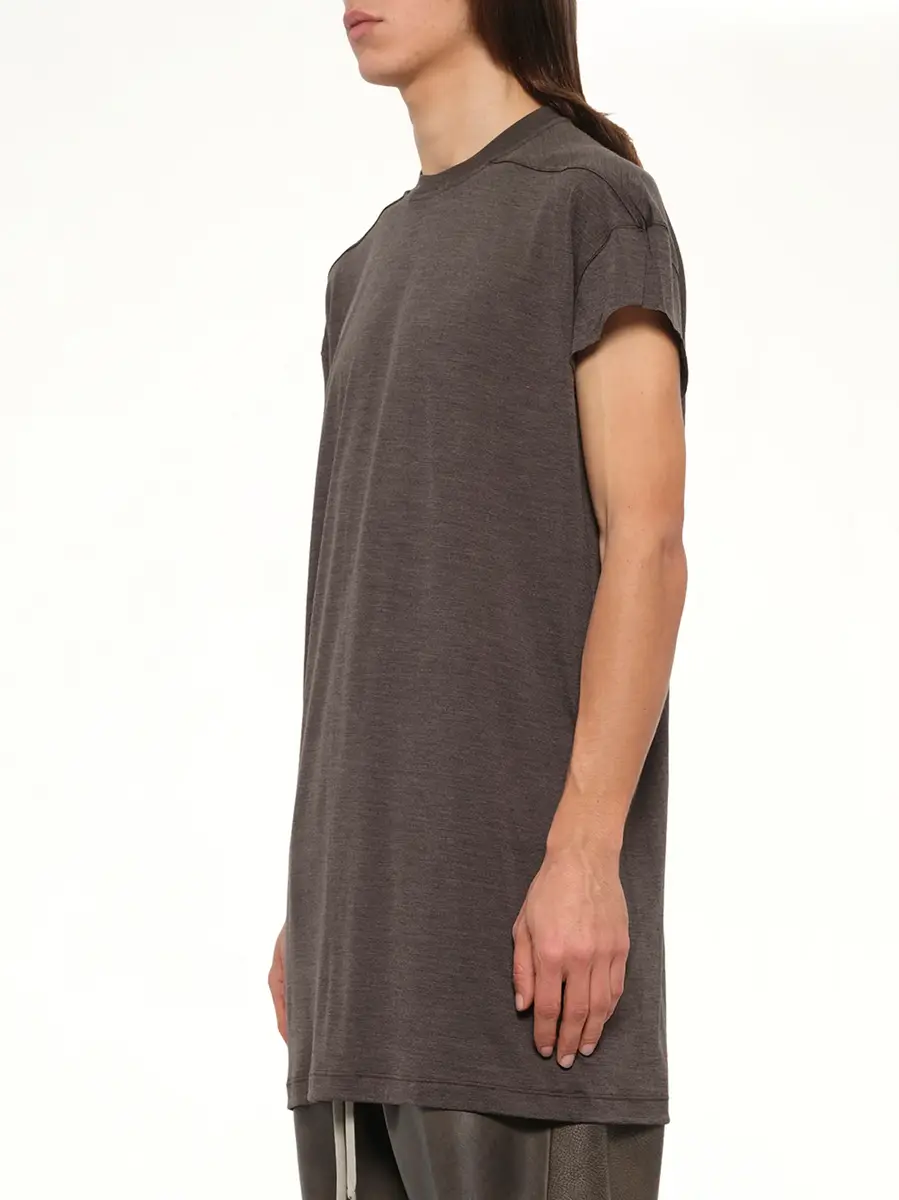 Rick Owens Tower Rick S Jumbo SS T in Darkdust | Thumbnail 3