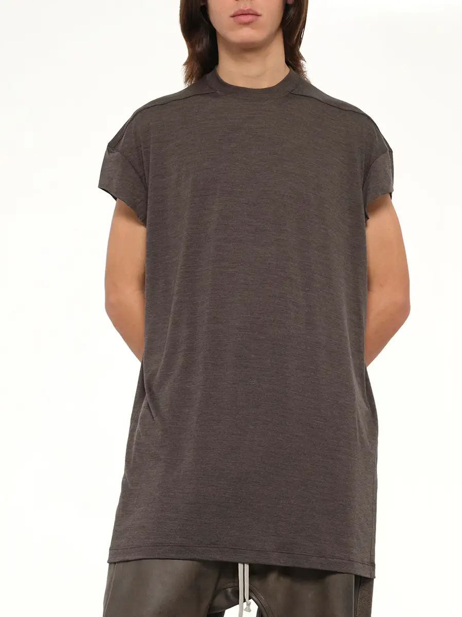 Rick Owens Tower Rick S Jumbo SS T in Darkdust | Thumbnail 6