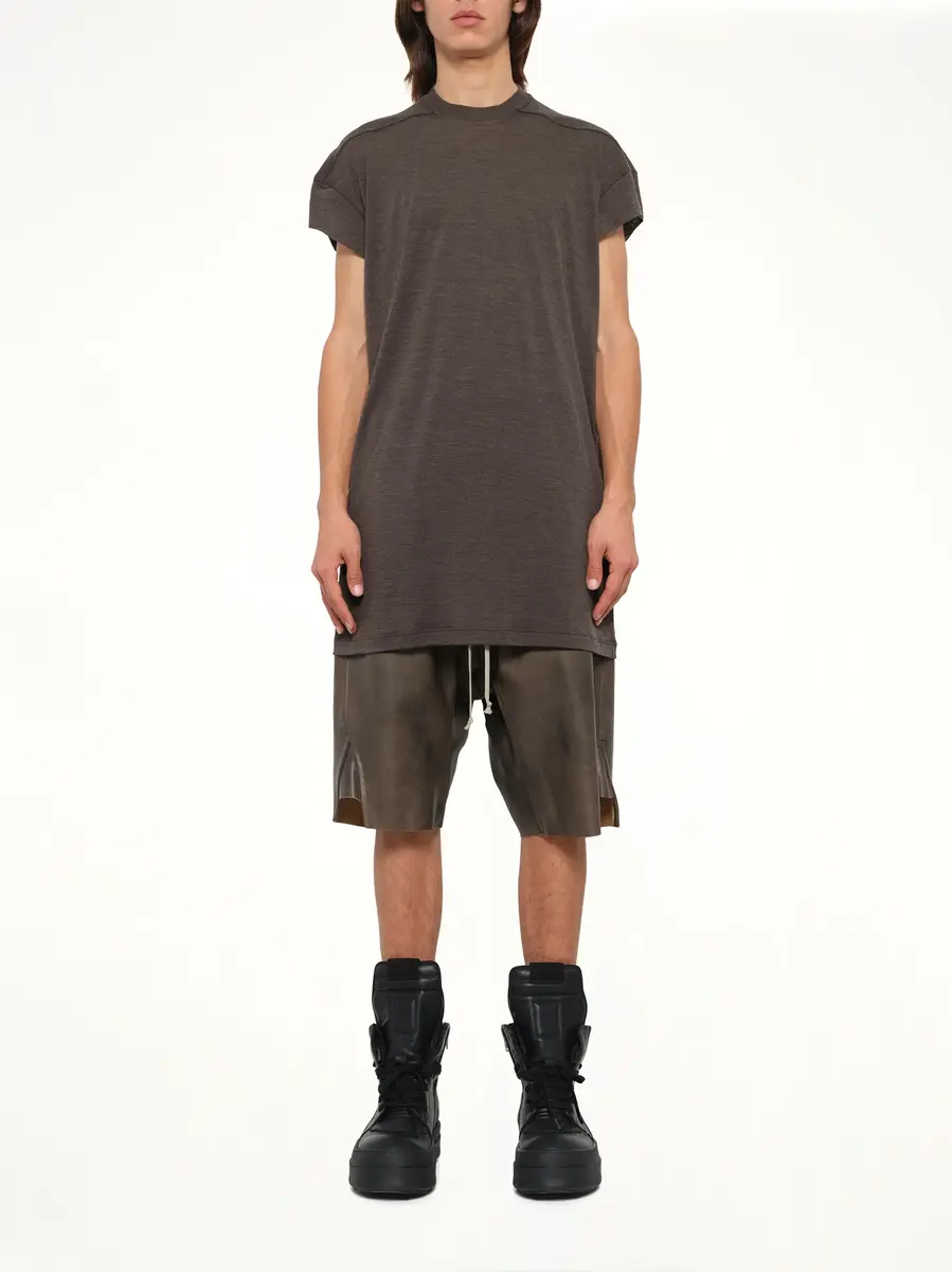 Rick Owens Tower Rick S Jumbo SS T in Darkdust | Thumbnail 7