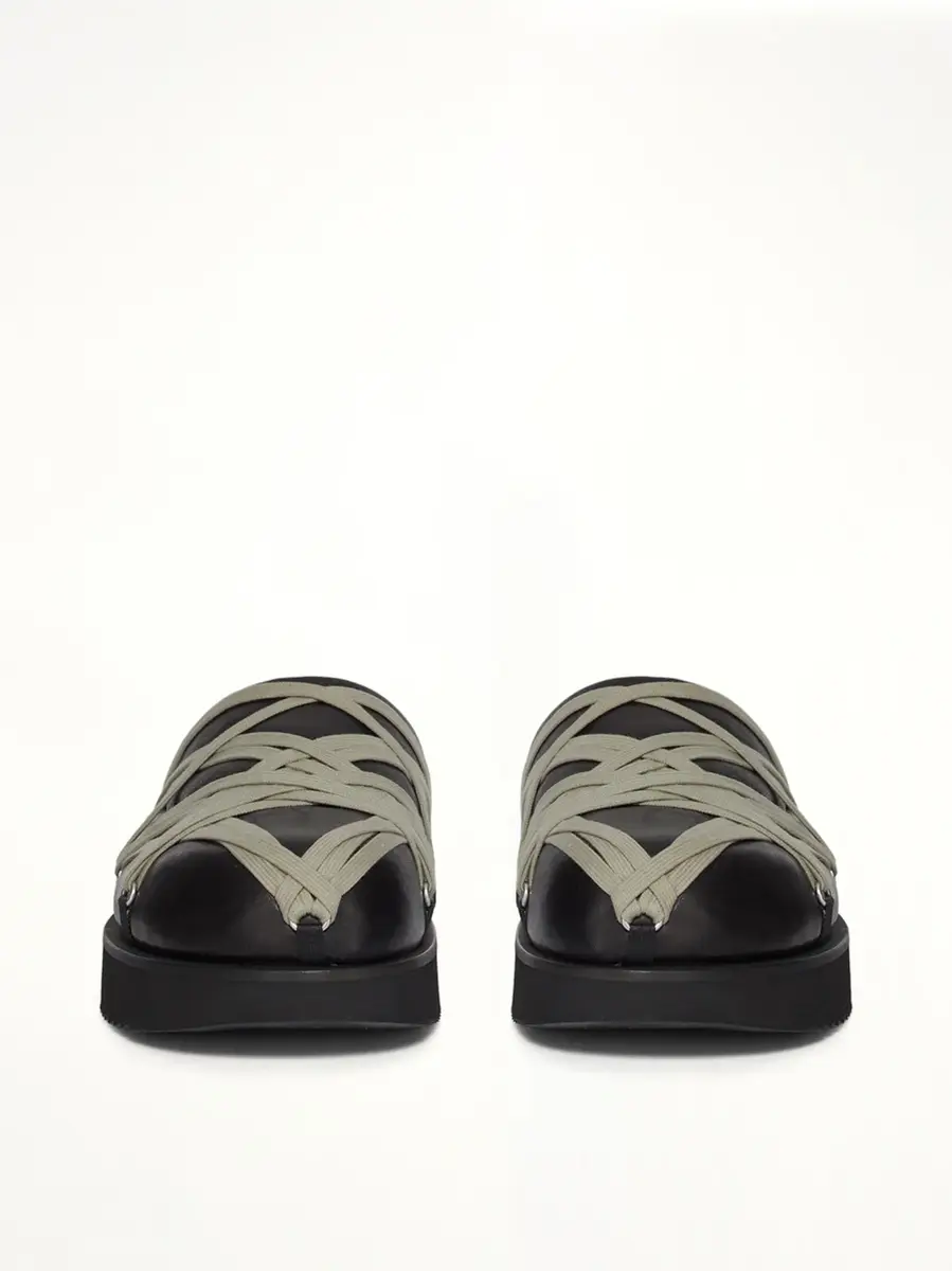 Rick Owens Padded Megalace in Black/pearl | Thumbnail 3