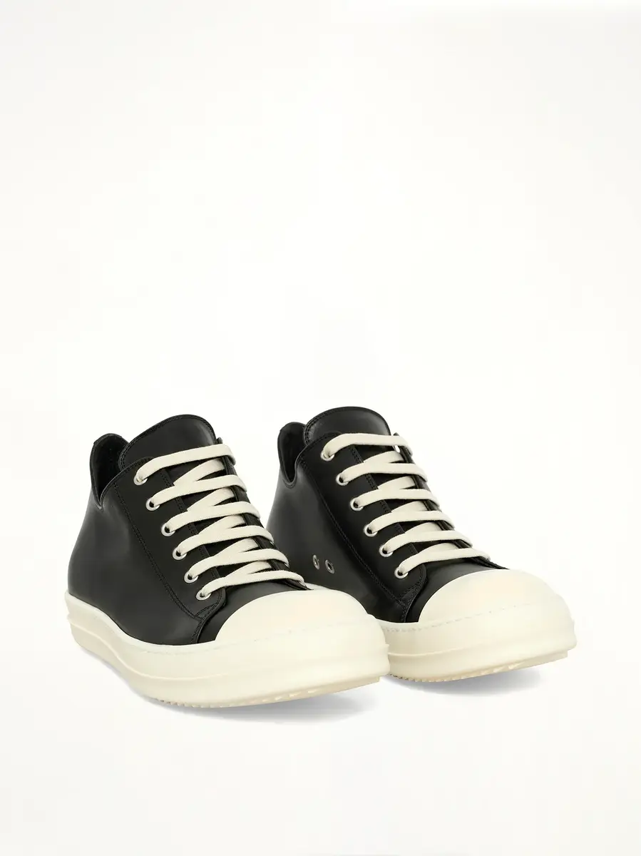 Rick Owens Low Sneaker in Black/milk | Thumbnail 2