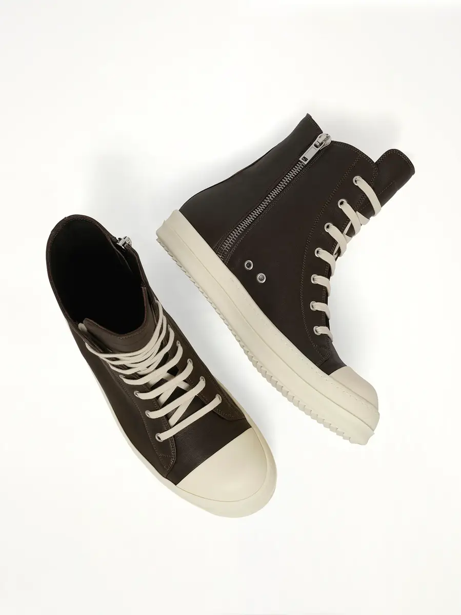 Rick Owens Sneaks in Grease/milk | Thumbnail 4 Rick Owens Sneaks in Grease/milk | Thumbnail 4