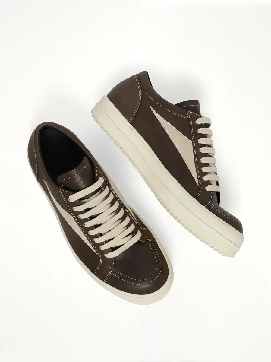 Rick Owens Vintage Sneaker in Washed Black | Thumbnail 4