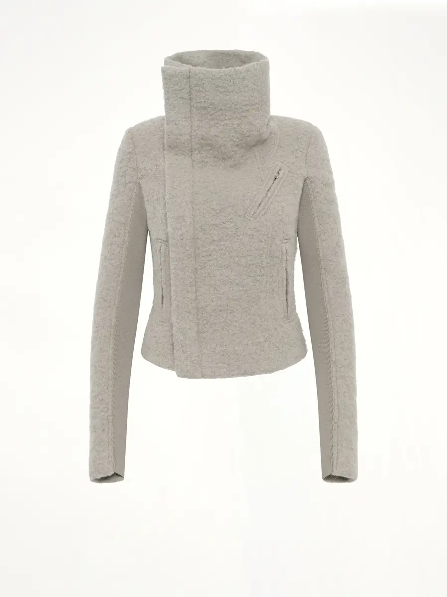 Rick Owens Alpaca Classic Biker in Dark Pearl | Thumbnail 2 Rick Owens Alpaca Classic Biker in Dark Pearl | Thumbnail 2