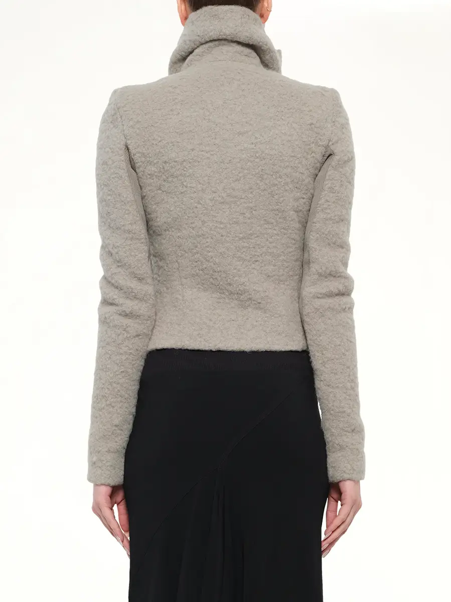 Rick Owens Alpaca Classic Biker in Dark Pearl | Thumbnail 5 Rick Owens Alpaca Classic Biker in Dark Pearl | Thumbnail 5