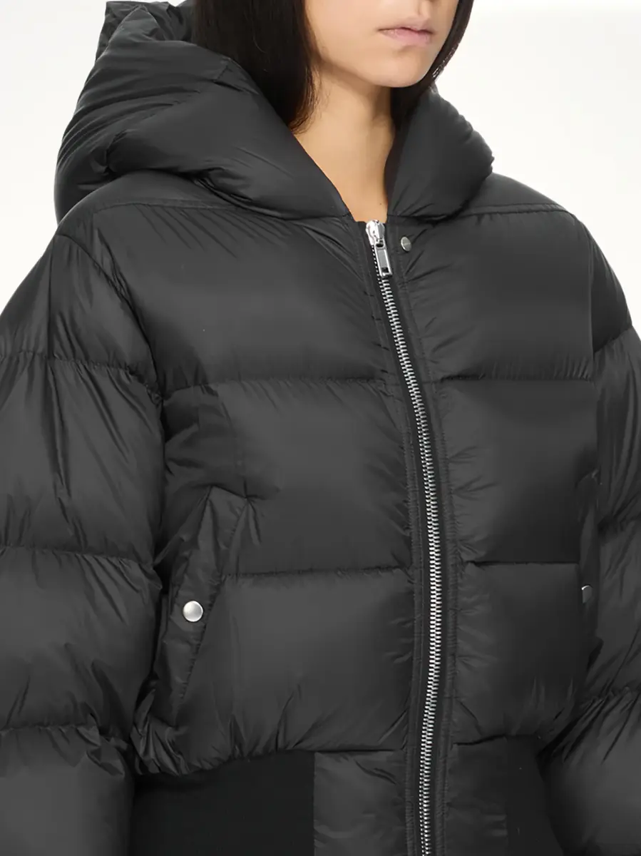 Rick Owens Cinched Hooded Jacket | Thumbnail 4 Rick Owens Cinched Hooded Jacket | Thumbnail 4