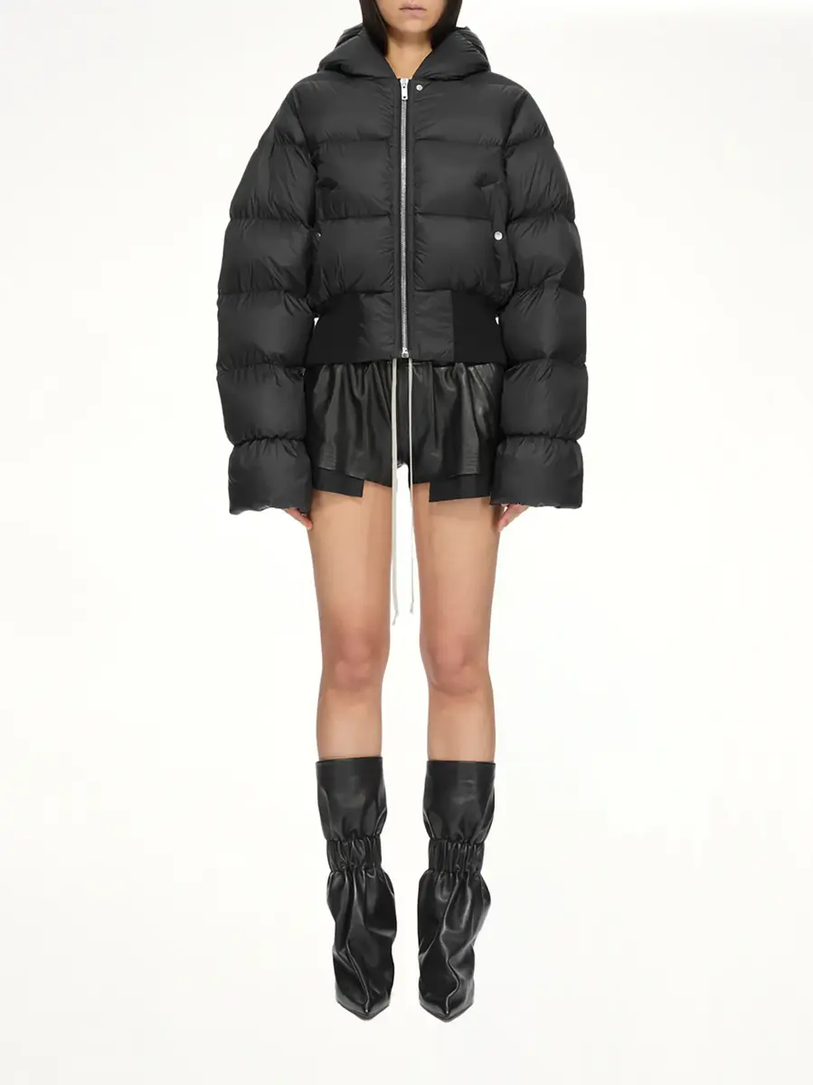 Rick Owens Cinched Hooded Jacket | Thumbnail 8 Rick Owens Cinched Hooded Jacket | Thumbnail 8