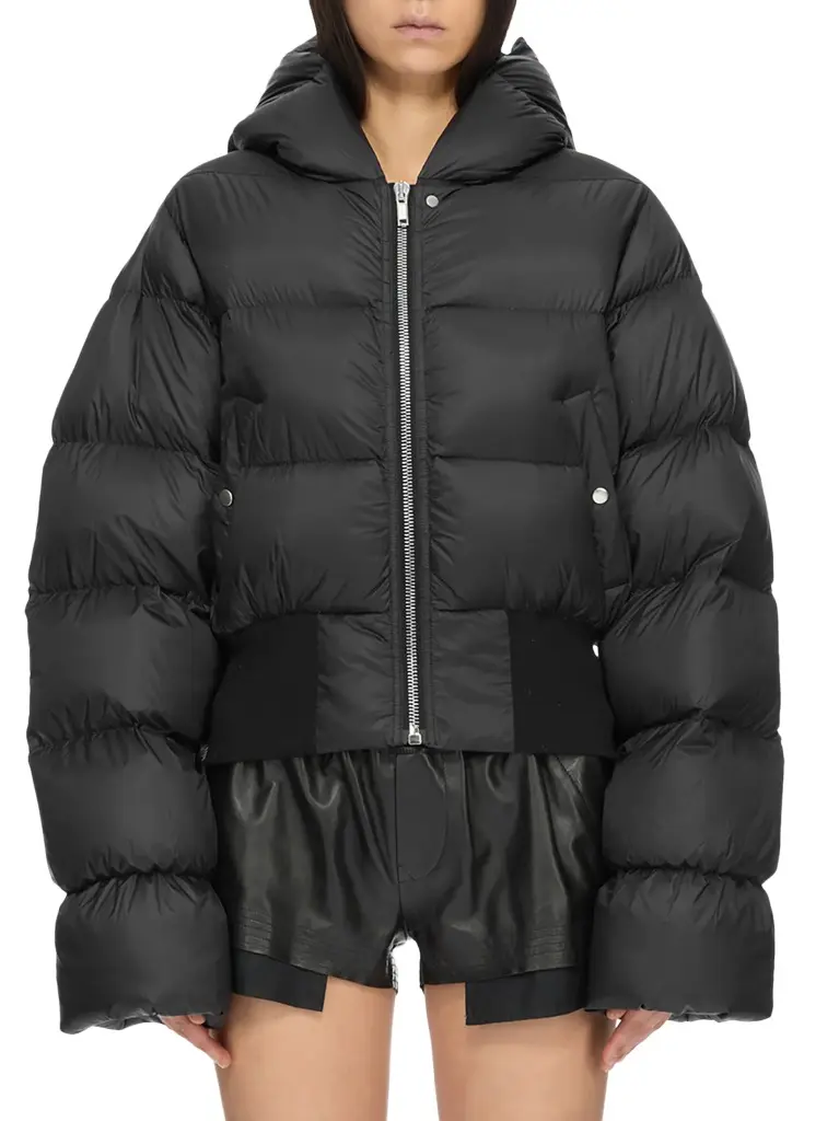 Rick Owens Cinched Hooded Jacket