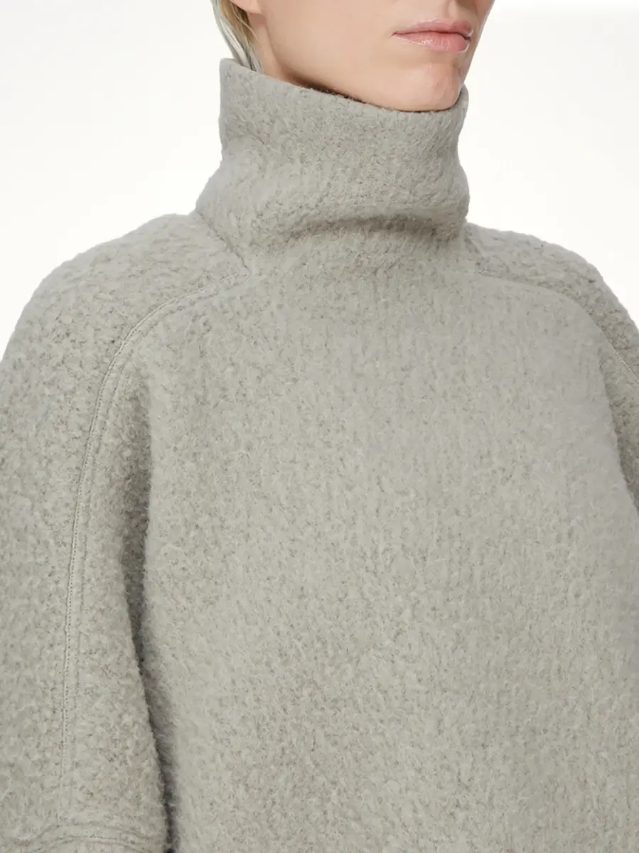 Rick Owens Jumbo Tabard Cropped Top in Dark Pearl | Thumbnail 6
