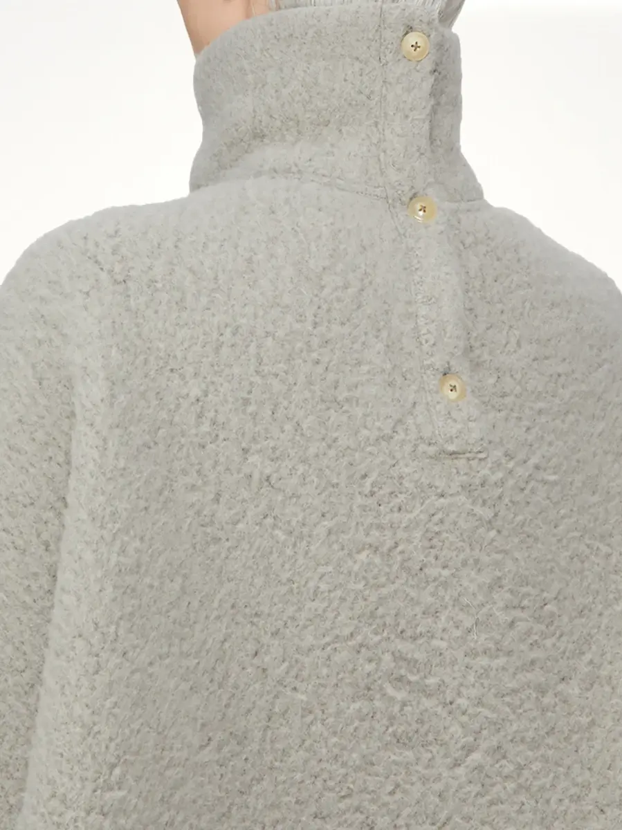 Rick Owens Jumbo Tabard Cropped Top in Dark Pearl | Thumbnail 7
