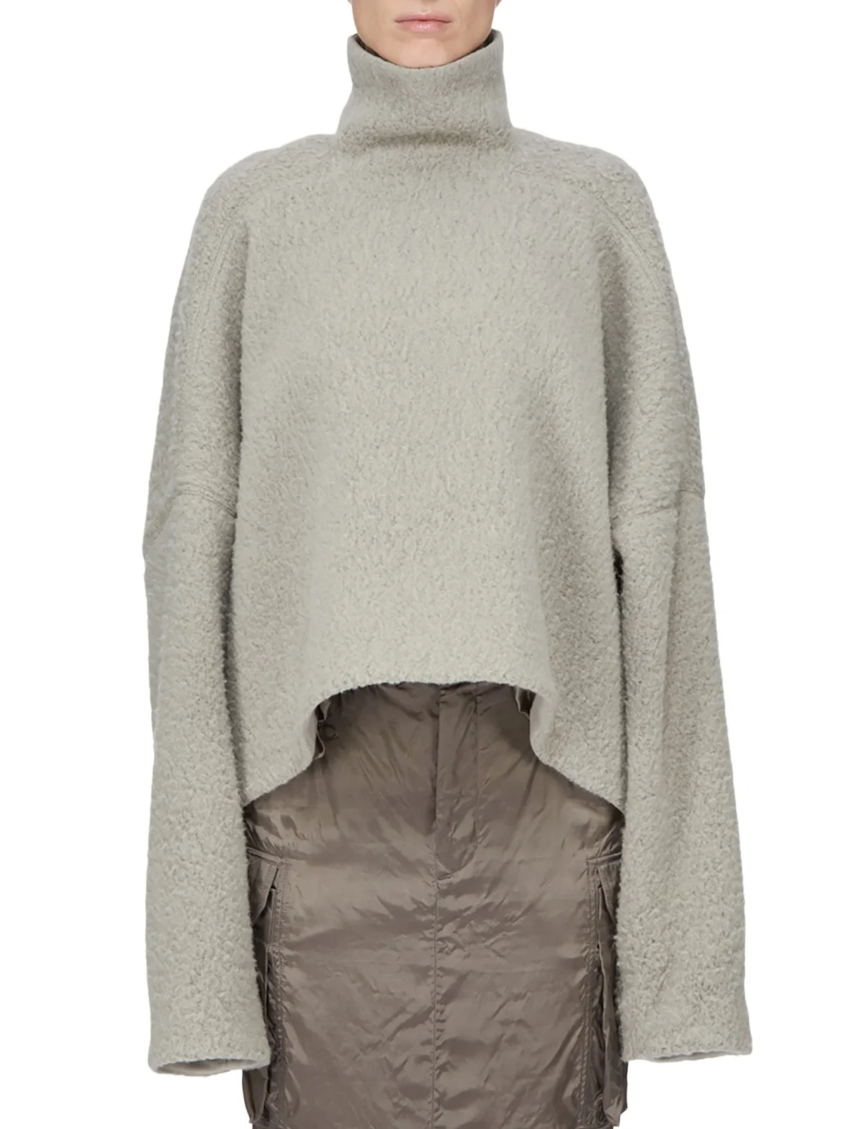 Jumbo Tabard Cropped Top in Dark Pearl Jumbo Tabard Cropped Top in Dark Pearl