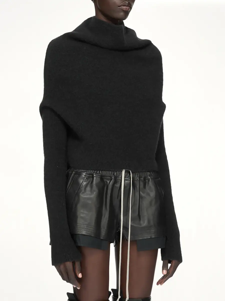 Rick Owens Alpaca Knit LS Cowl | Thumbnail 3 Rick Owens Alpaca Knit LS Cowl | Thumbnail 3