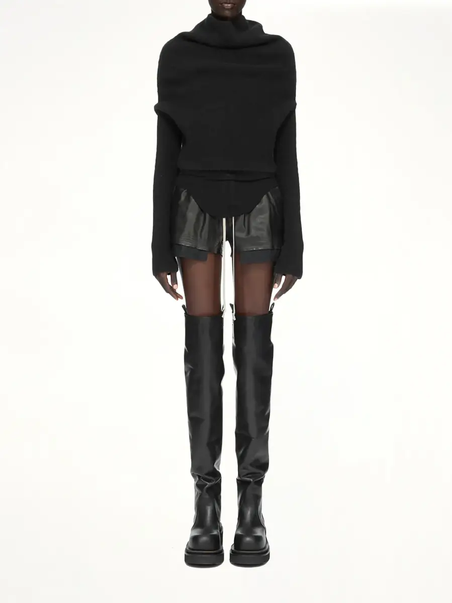 Rick Owens Alpaca Knit LS Cowl | Thumbnail 5 Rick Owens Alpaca Knit LS Cowl | Thumbnail 5