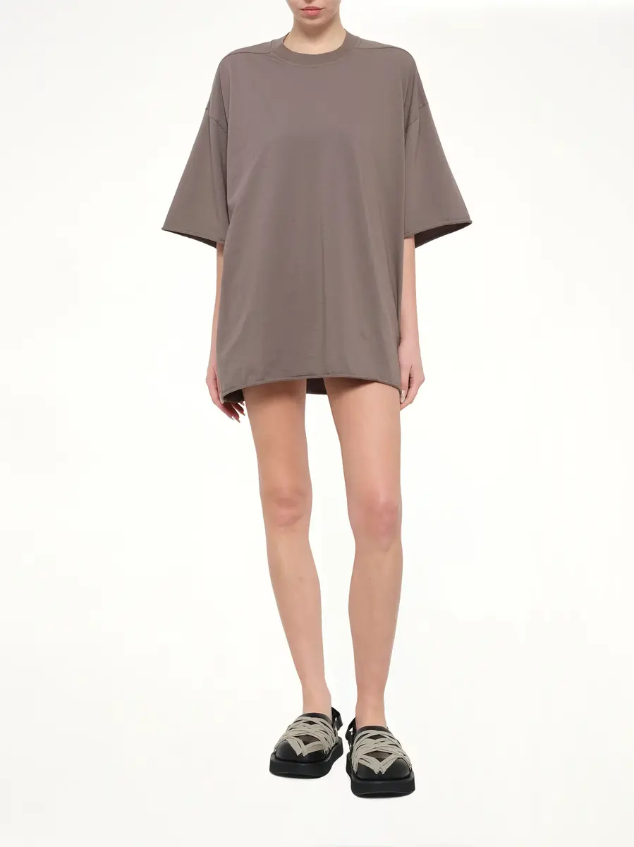 Rick Owens Tommy T-shirt in Dust | Thumbnail 4