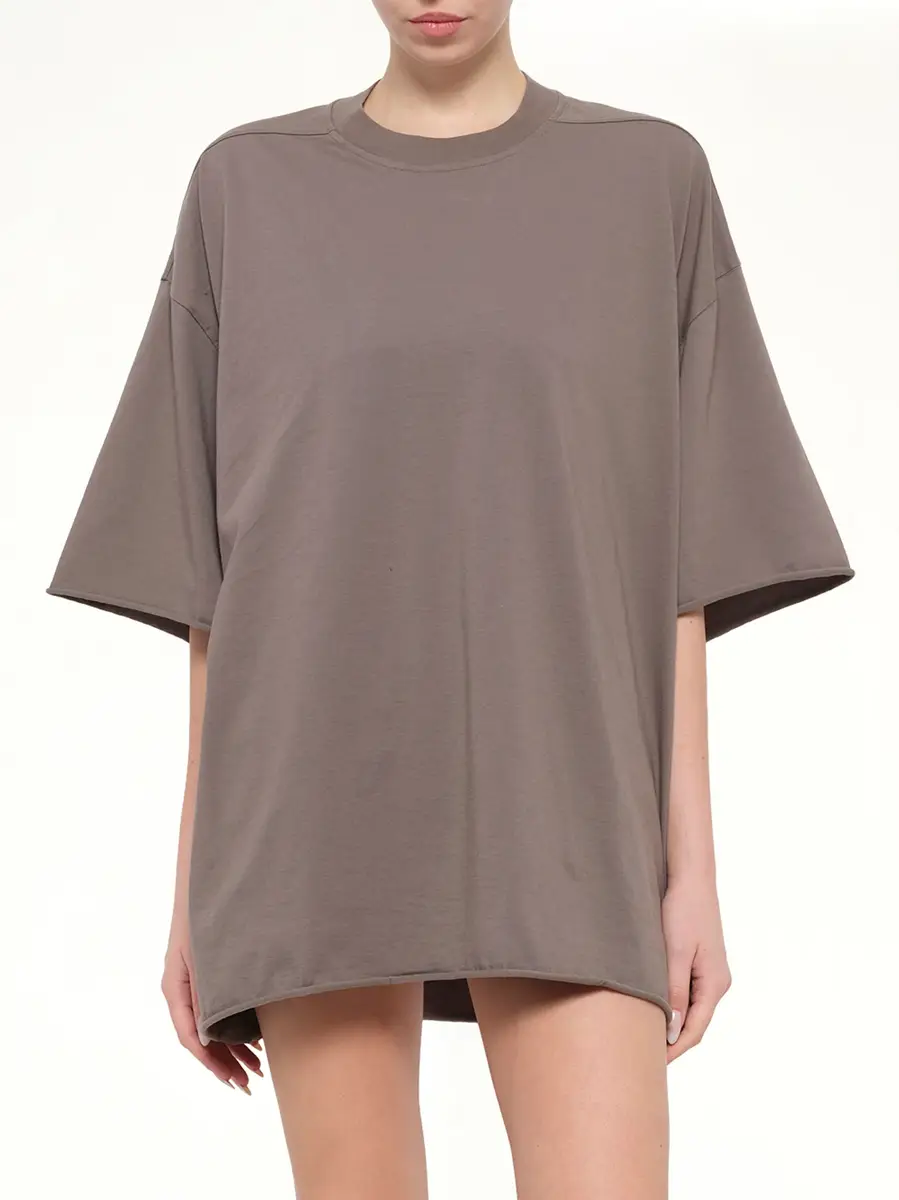 Rick Owens Tommy T-shirt in Dust | Thumbnail 6