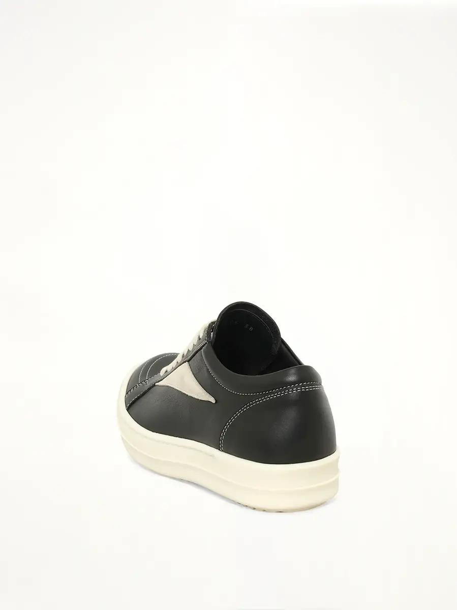 Rick Owens Vintage Sneaker in Black/milk | Thumbnail 3 Rick Owens Vintage Sneaker in Black/milk | Thumbnail 3