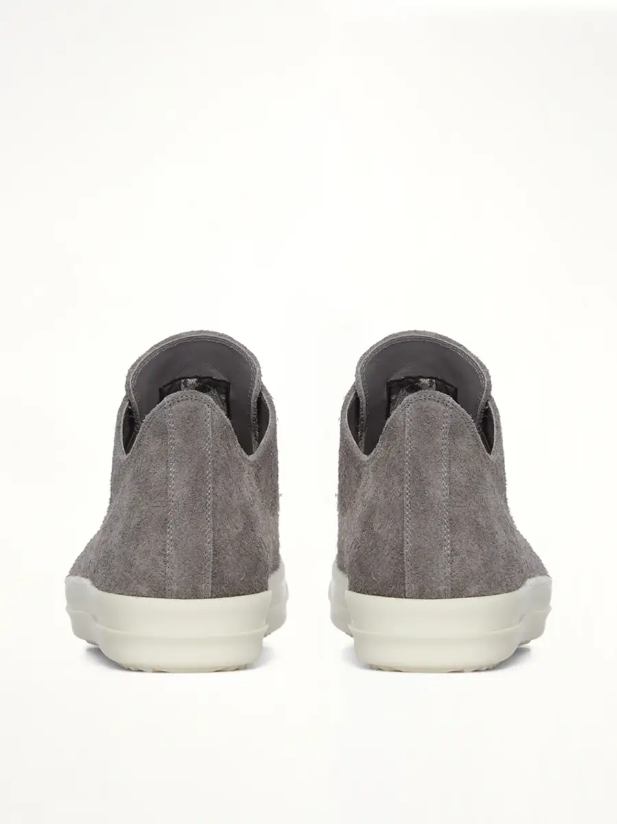 Rick Owens Low Sneaker in Steel/milk | Thumbnail 4 Rick Owens Low Sneaker in Steel/milk | Thumbnail 4