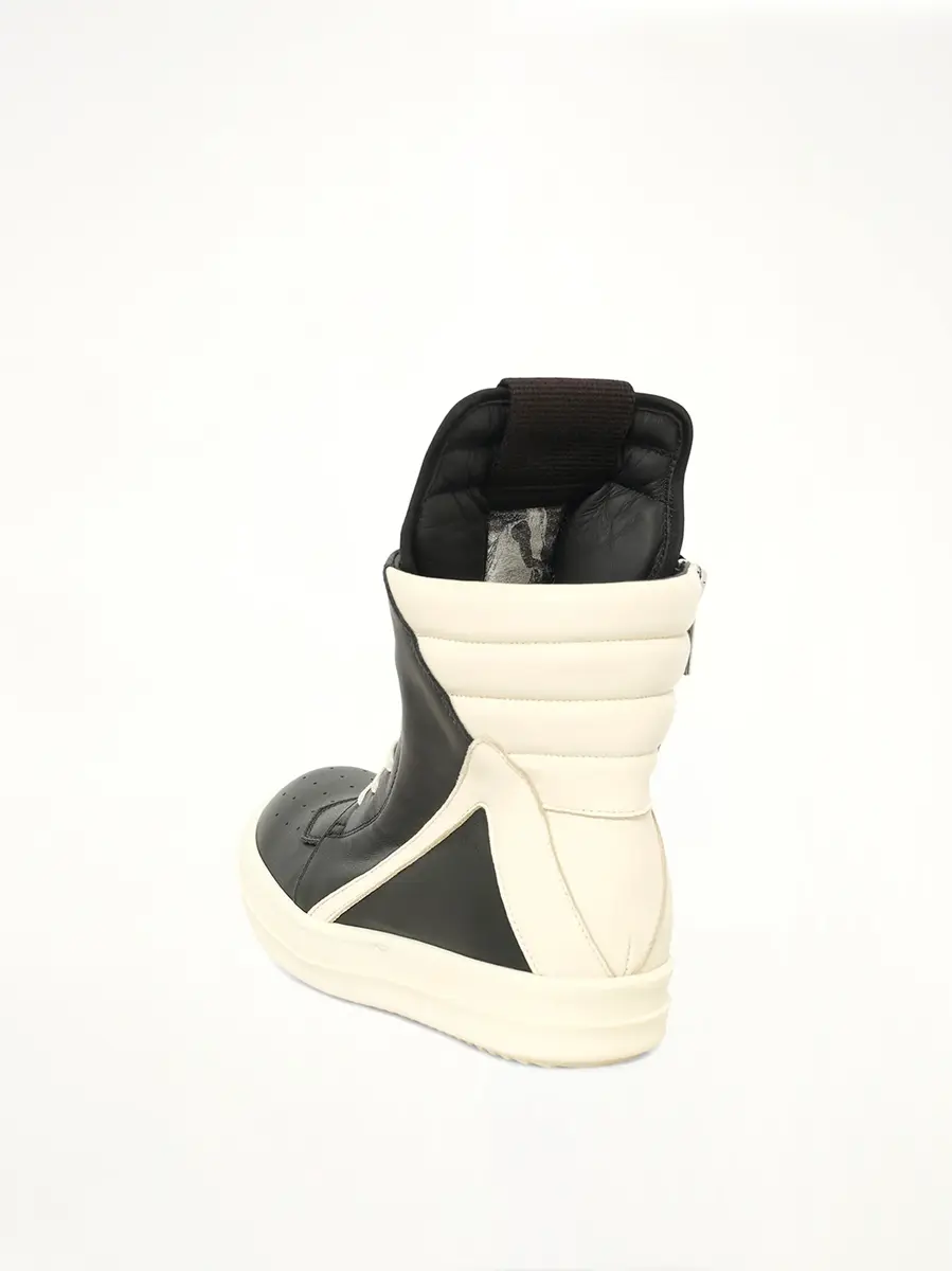 Rick Owens Geobasket in Black/milk | Thumbnail 3 Rick Owens Geobasket in Black/milk | Thumbnail 3
