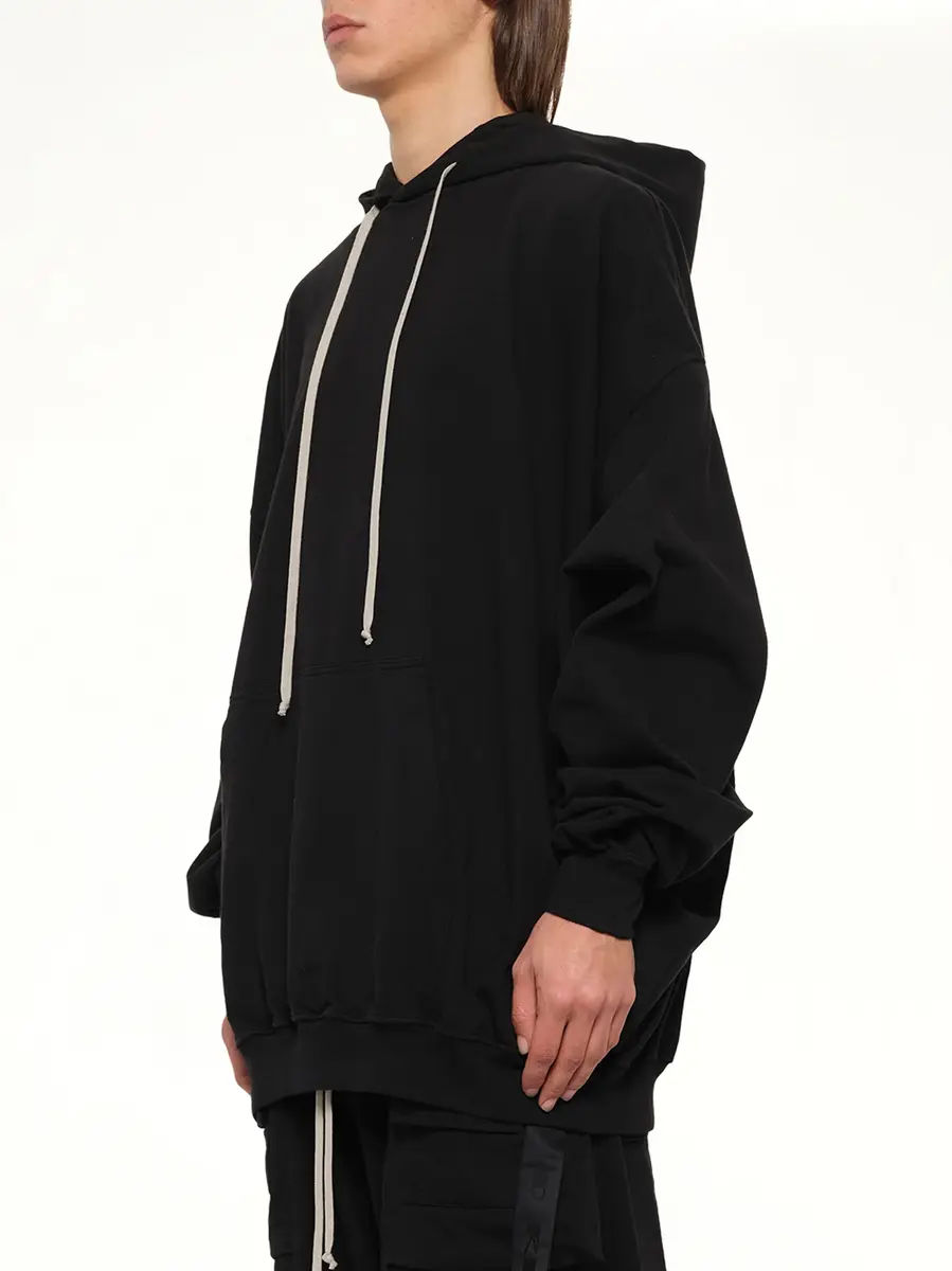 RICK OWENS DRKSHDW Drk Heavy Jersey Hun Hoodie | Thumbnail 3 RICK OWENS DRKSHDW Drk Heavy Jersey Hun Hoodie | Thumbnail 3