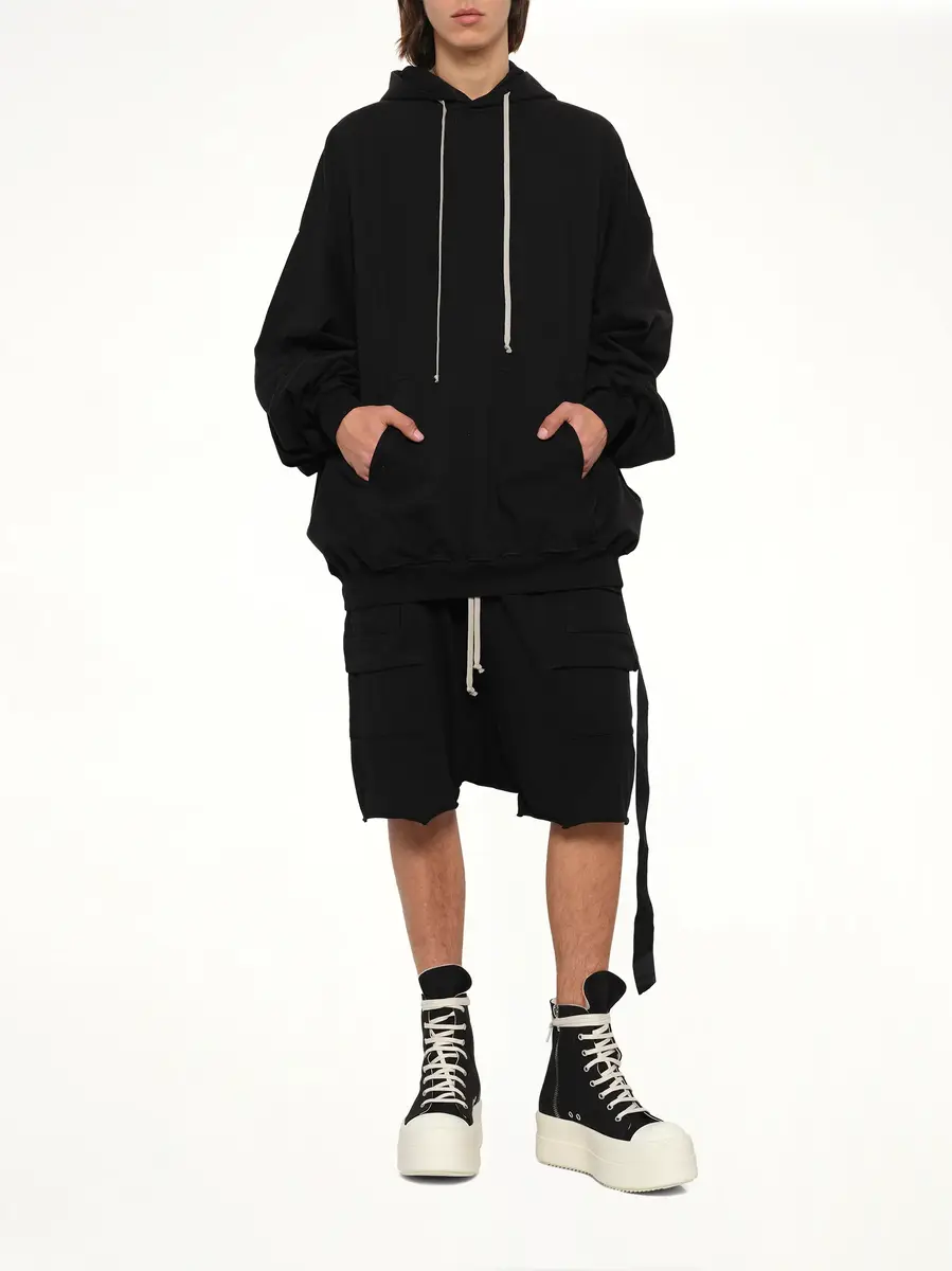 RICK OWENS DRKSHDW Drk Heavy Jersey Hun Hoodie | Thumbnail 4 RICK OWENS DRKSHDW Drk Heavy Jersey Hun Hoodie | Thumbnail 4