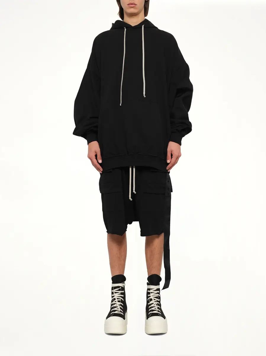 RICK OWENS DRKSHDW Drk Heavy Jersey Hun Hoodie | Thumbnail 7 RICK OWENS DRKSHDW Drk Heavy Jersey Hun Hoodie | Thumbnail 7