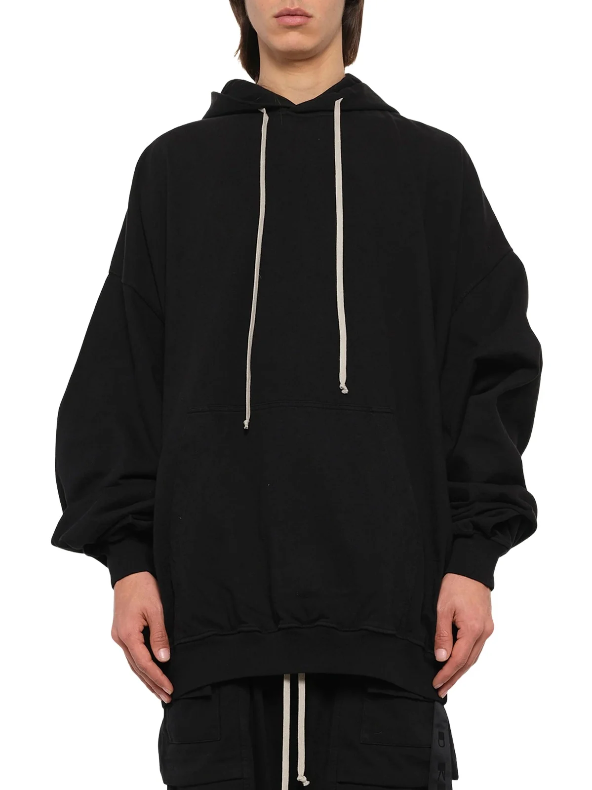 RICK OWENS DRKSHDW Drk Heavy Jersey Hun Hoodie