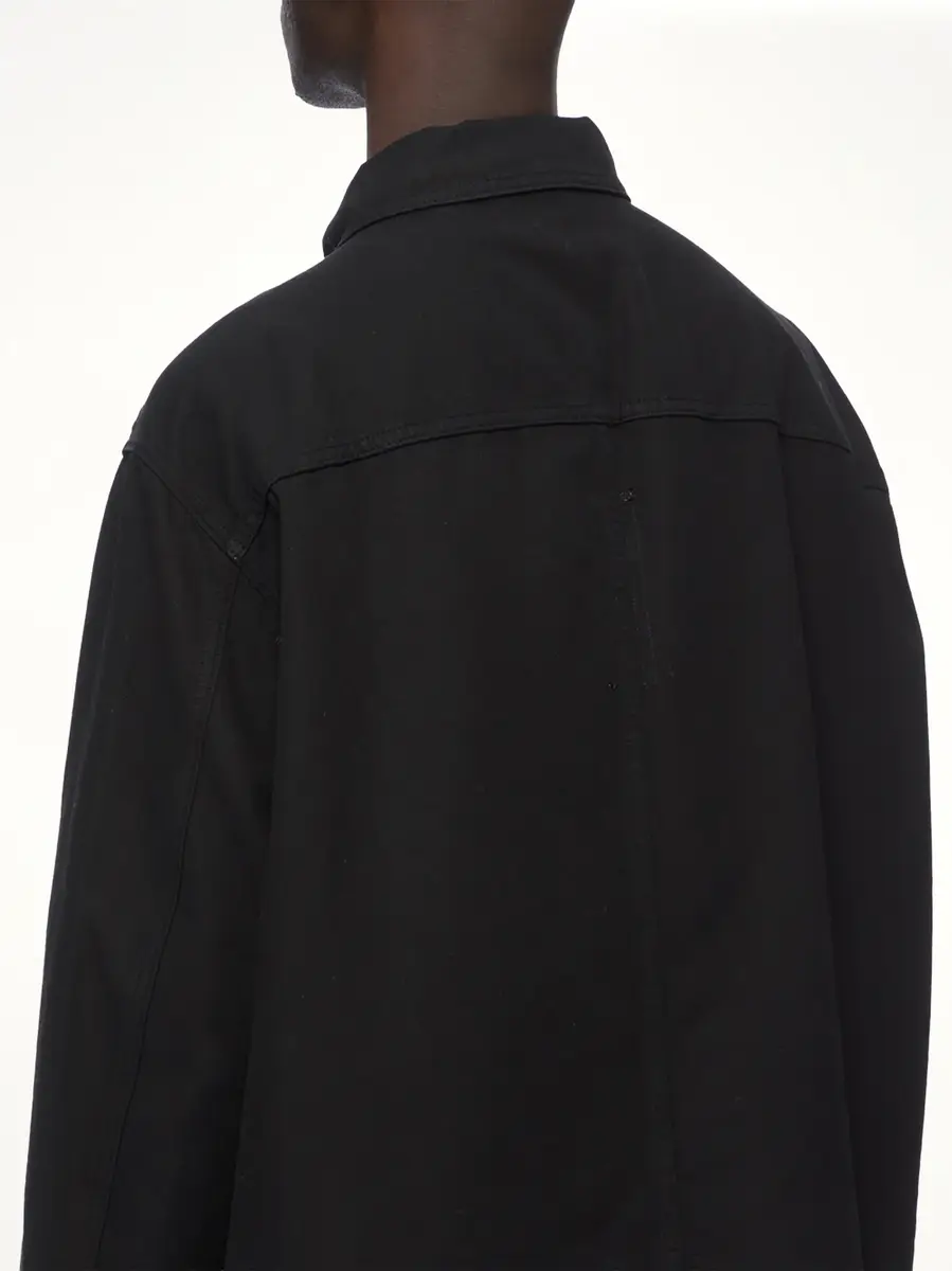 RICK OWENS DRKSHDW Cotton Canvas Jumbo Worker Denim Jacket | Thumbnail 6 RICK OWENS DRKSHDW Cotton Canvas Jumbo Worker Denim Jacket | Thumbnail 6
