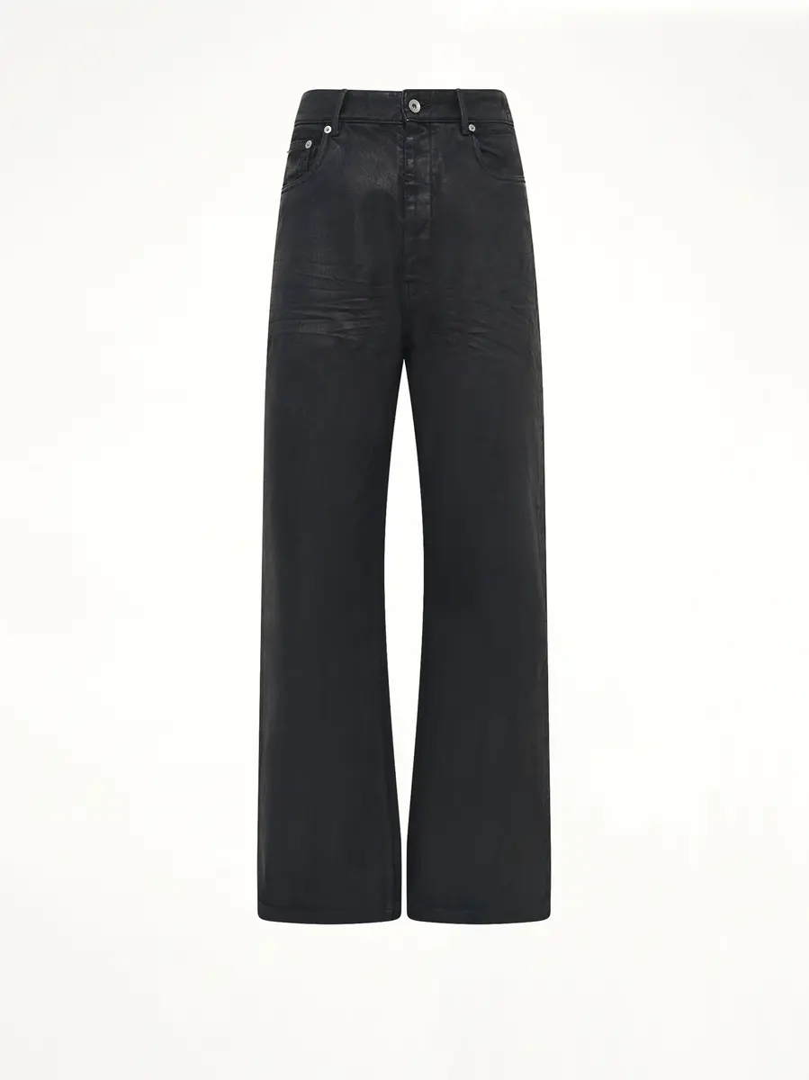 RICK OWENS DRKSHDW 13oz Denim Geth Jeans in Black Wax | Thumbnail 2 RICK OWENS DRKSHDW 13oz Denim Geth Jeans in Black Wax | Thumbnail 2
