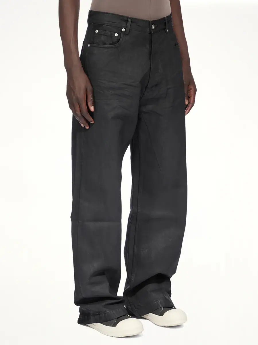 RICK OWENS DRKSHDW 13oz Denim Geth Jeans in Black Wax | Thumbnail 3 RICK OWENS DRKSHDW 13oz Denim Geth Jeans in Black Wax | Thumbnail 3