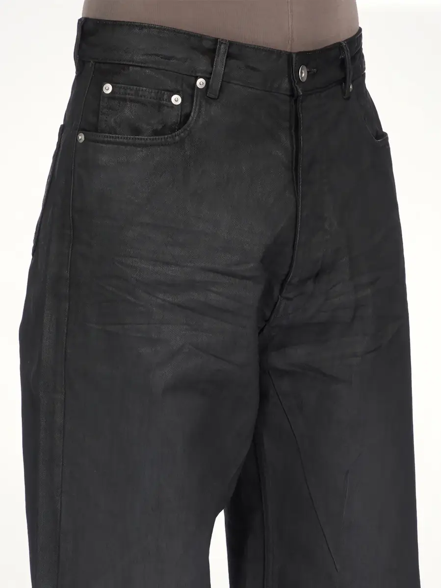 RICK OWENS DRKSHDW 13oz Denim Geth Jeans in Black Wax | Thumbnail 5 RICK OWENS DRKSHDW 13oz Denim Geth Jeans in Black Wax | Thumbnail 5