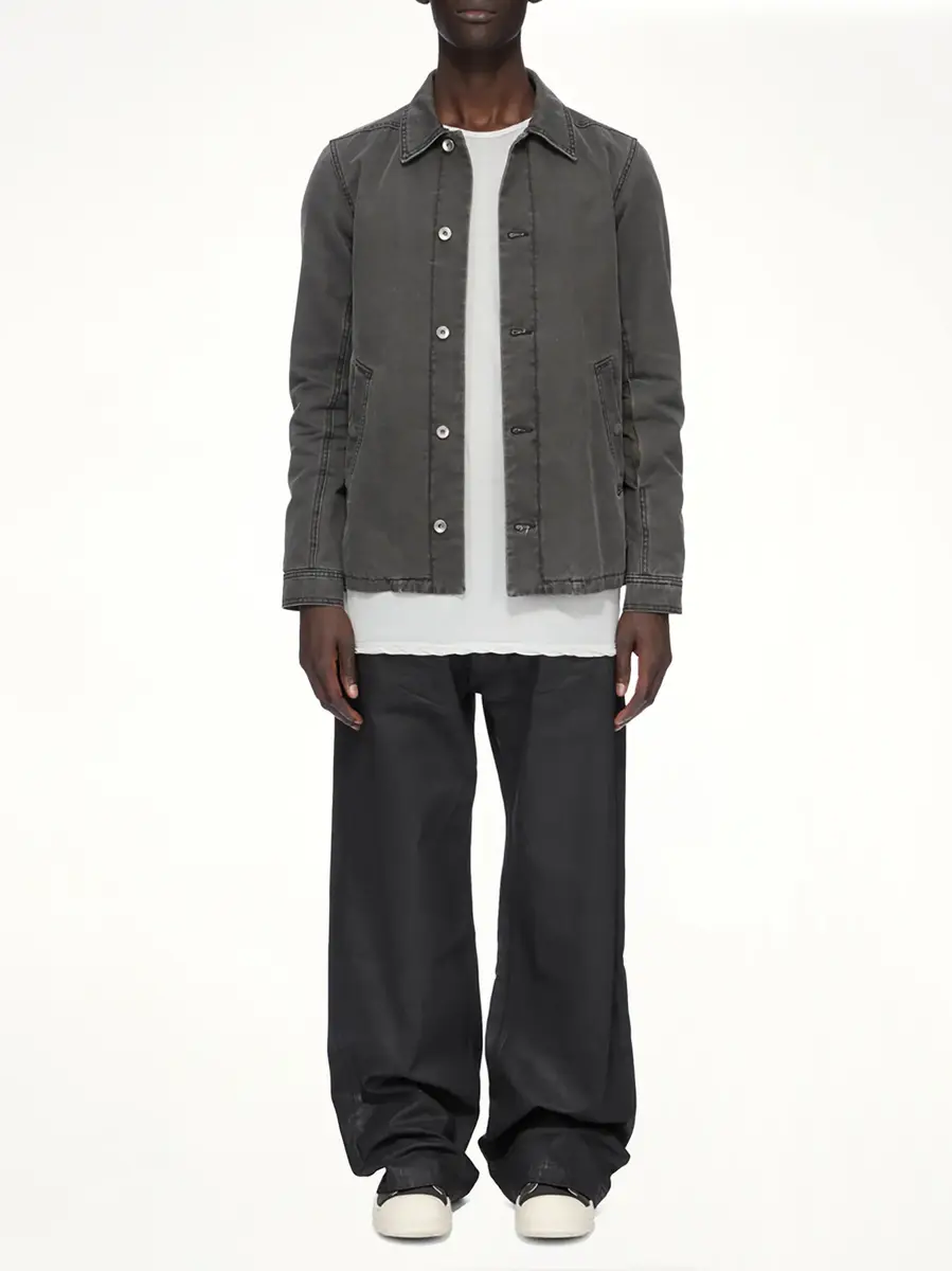 RICK OWENS DRKSHDW 13oz Denim Geth Jeans in Black Wax | Thumbnail 8 RICK OWENS DRKSHDW 13oz Denim Geth Jeans in Black Wax | Thumbnail 8