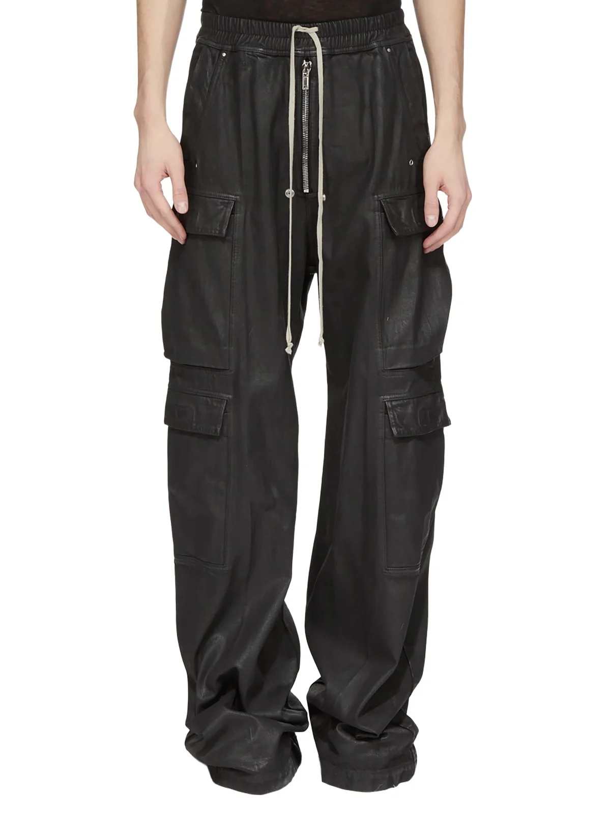 13oz Denim Double Cargo Jumbo Belas in Black Wax 13oz Denim Double Cargo Jumbo Belas in Black Wax