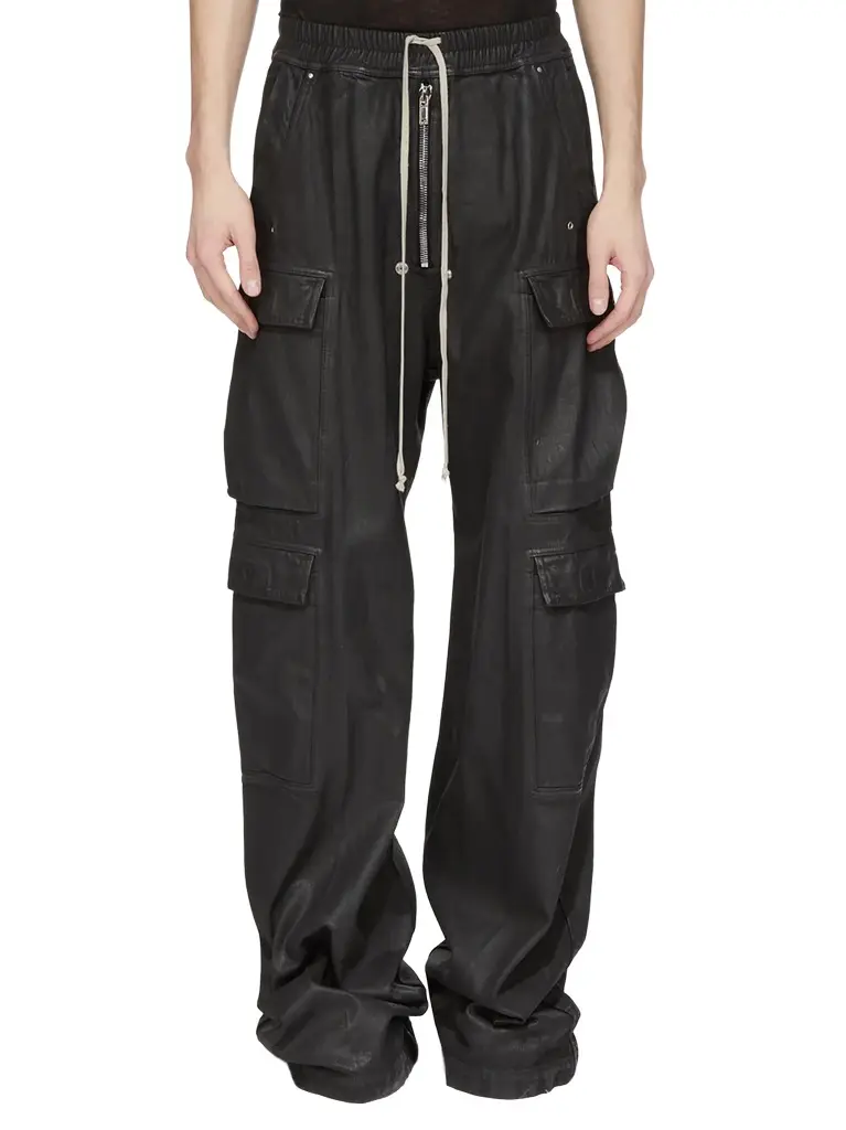 13oz Denim Double Cargo Jumbo Belas in Black Wax 13oz Denim Double Cargo Jumbo Belas in Black Wax