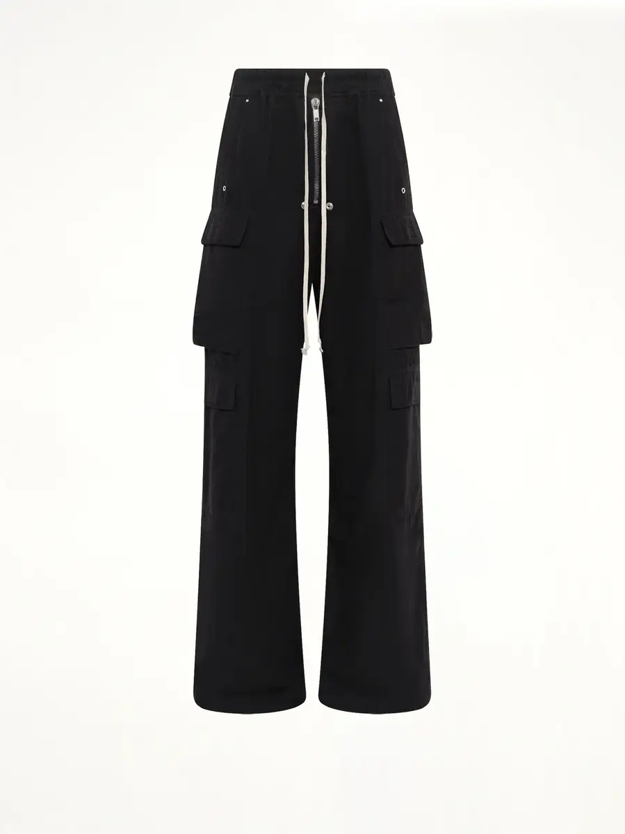 RICK OWENS DRKSHDW Flannel Double Cargo Jumbo Belas | Thumbnail 2