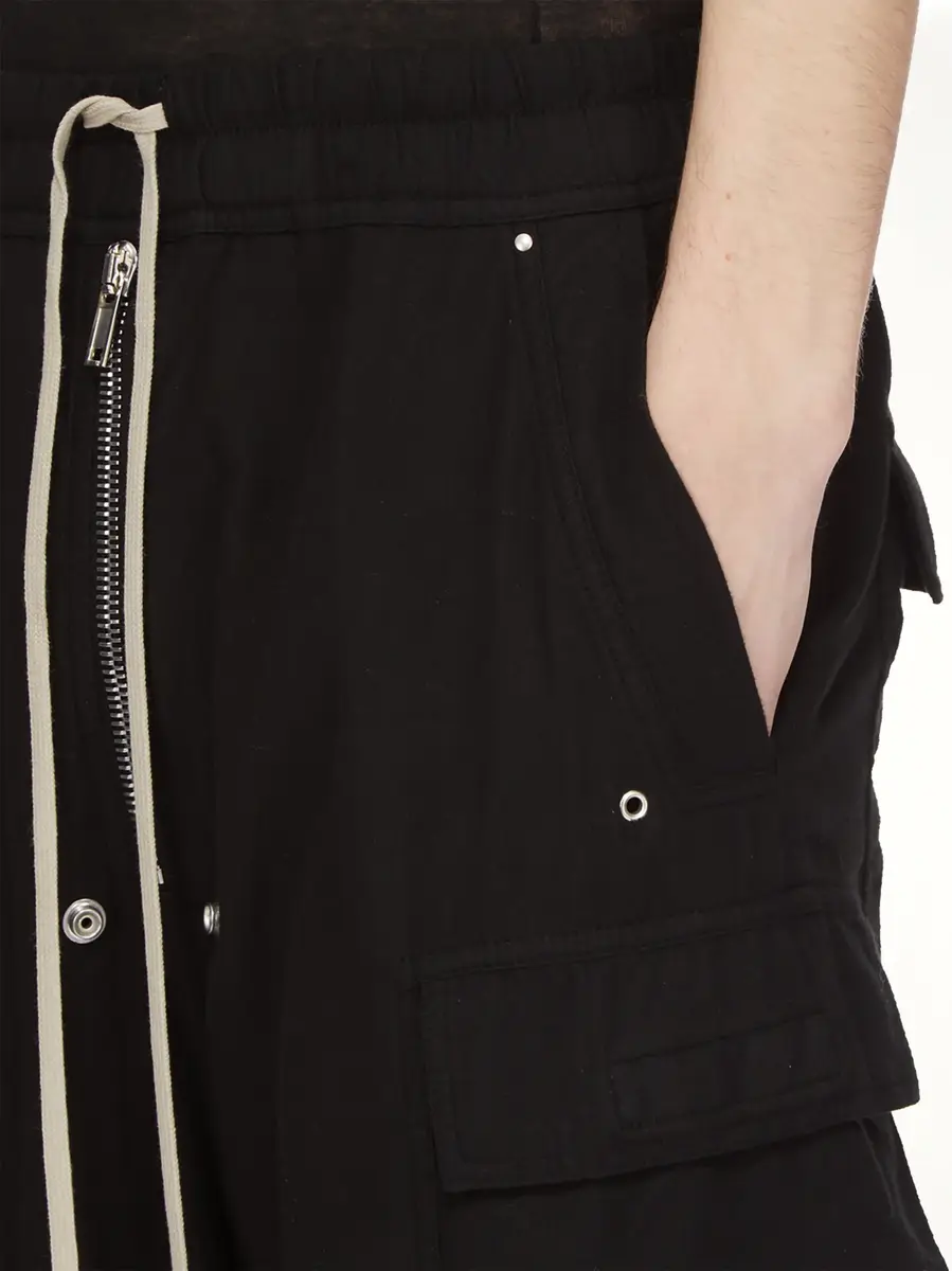 RICK OWENS DRKSHDW Flannel Double Cargo Jumbo Belas | Thumbnail 7