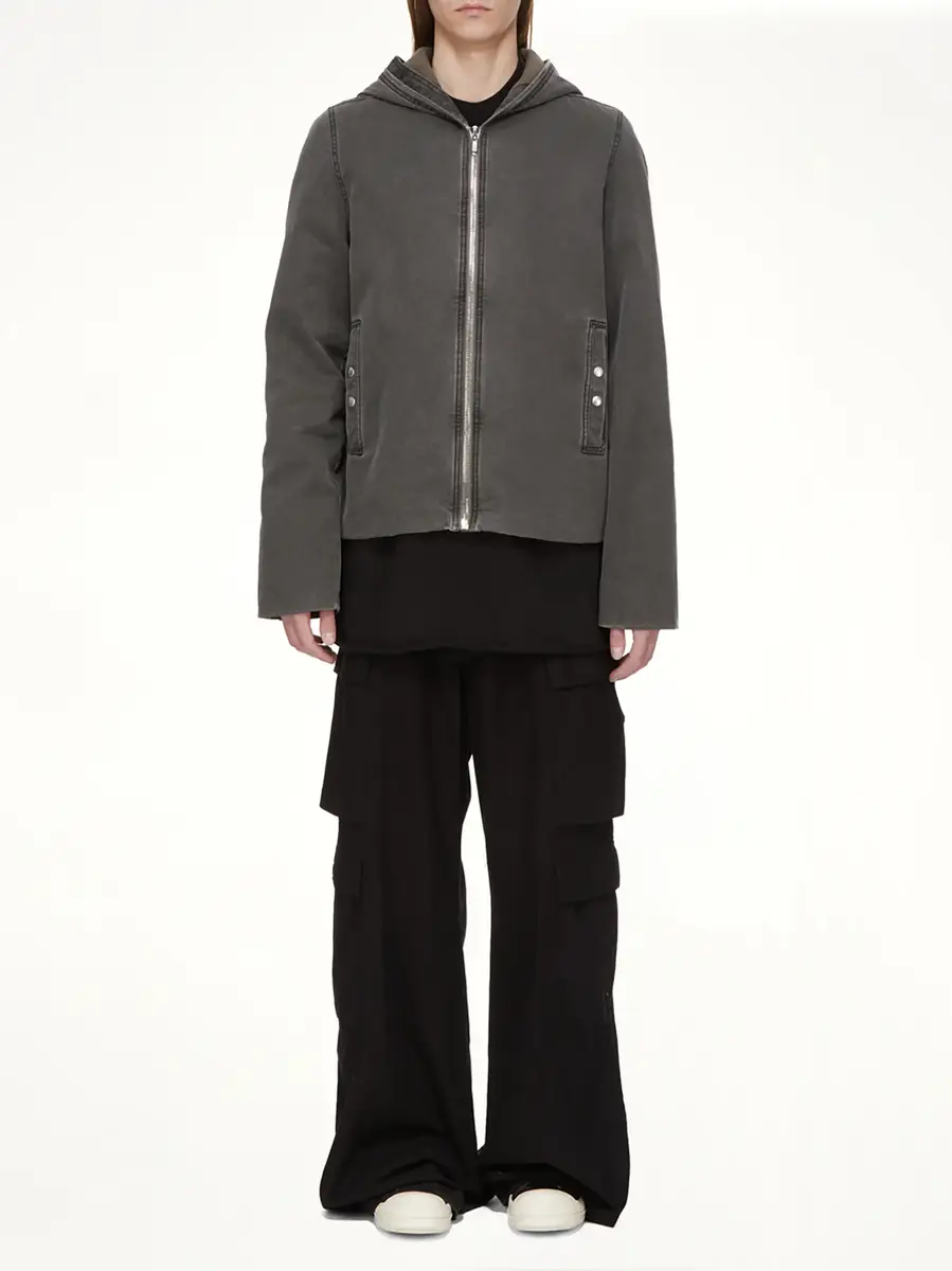 RICK OWENS DRKSHDW Flannel Double Cargo Jumbo Belas | Thumbnail 8