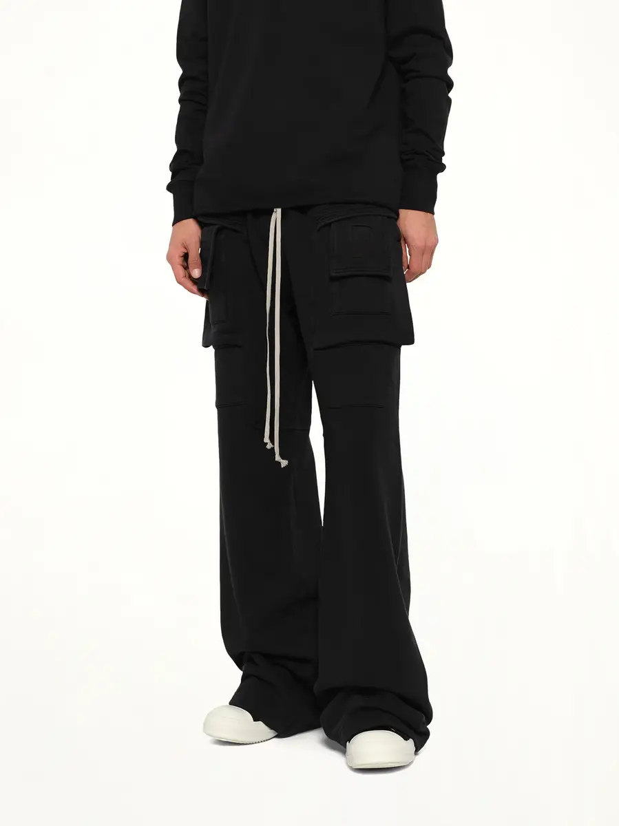 RICK OWENS DRKSHDW Furka Jersey Creatch Wide Cargo | Thumbnail 6 RICK OWENS DRKSHDW Furka Jersey Creatch Wide Cargo | Thumbnail 6