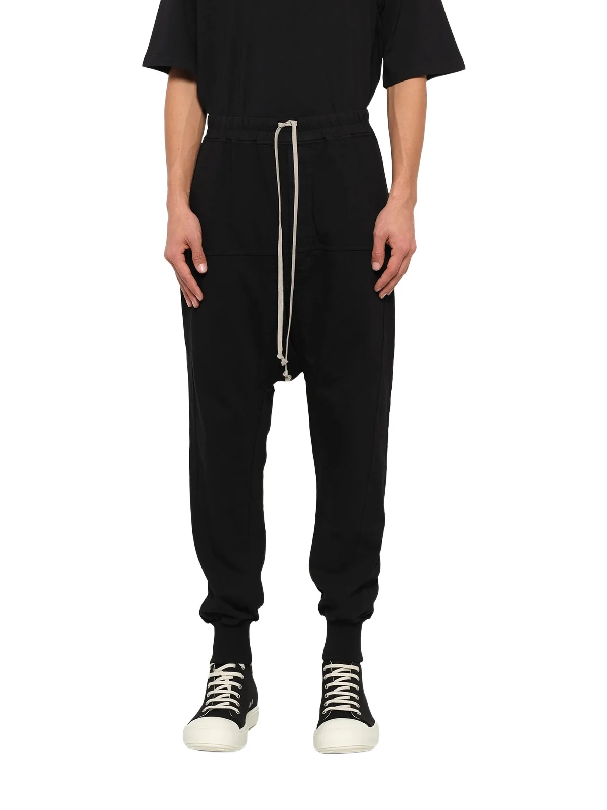 RICK OWENS DRKSHDW Heavy Jersey Prisoner Drawstring