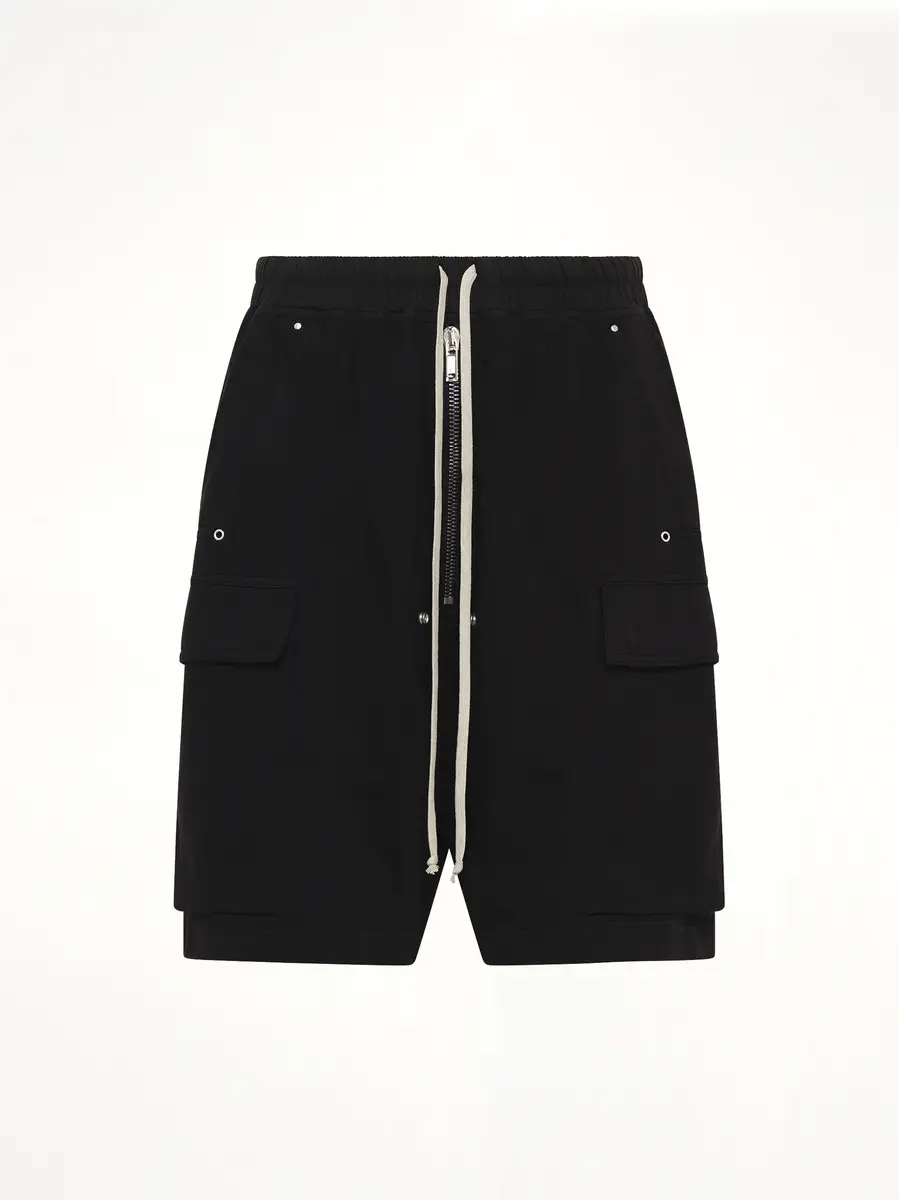 RICK OWENS DRKSHDW Heavy Jersey Cargobela Shorts | Thumbnail 2 RICK OWENS DRKSHDW Heavy Jersey Cargobela Shorts | Thumbnail 2