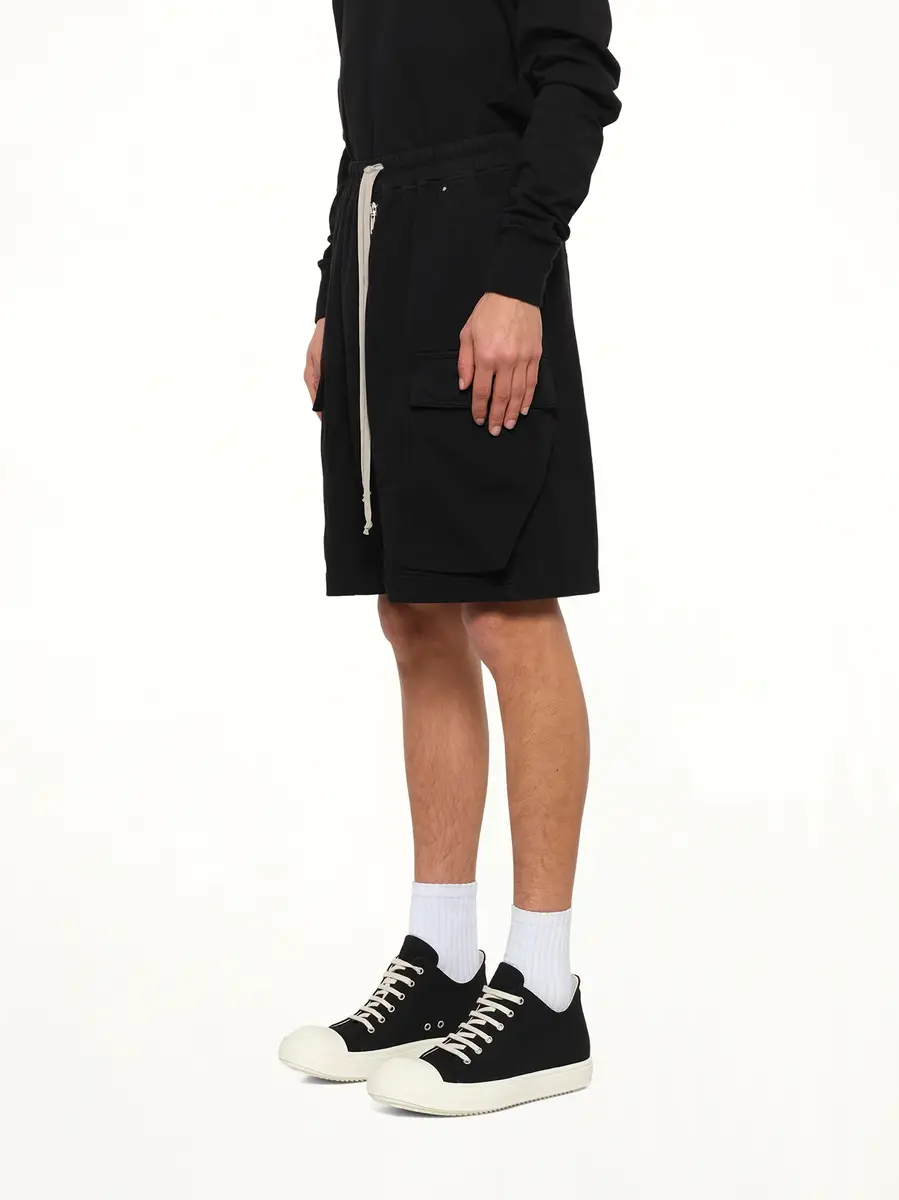 RICK OWENS DRKSHDW Heavy Jersey Cargobela Shorts | Thumbnail 3 RICK OWENS DRKSHDW Heavy Jersey Cargobela Shorts | Thumbnail 3