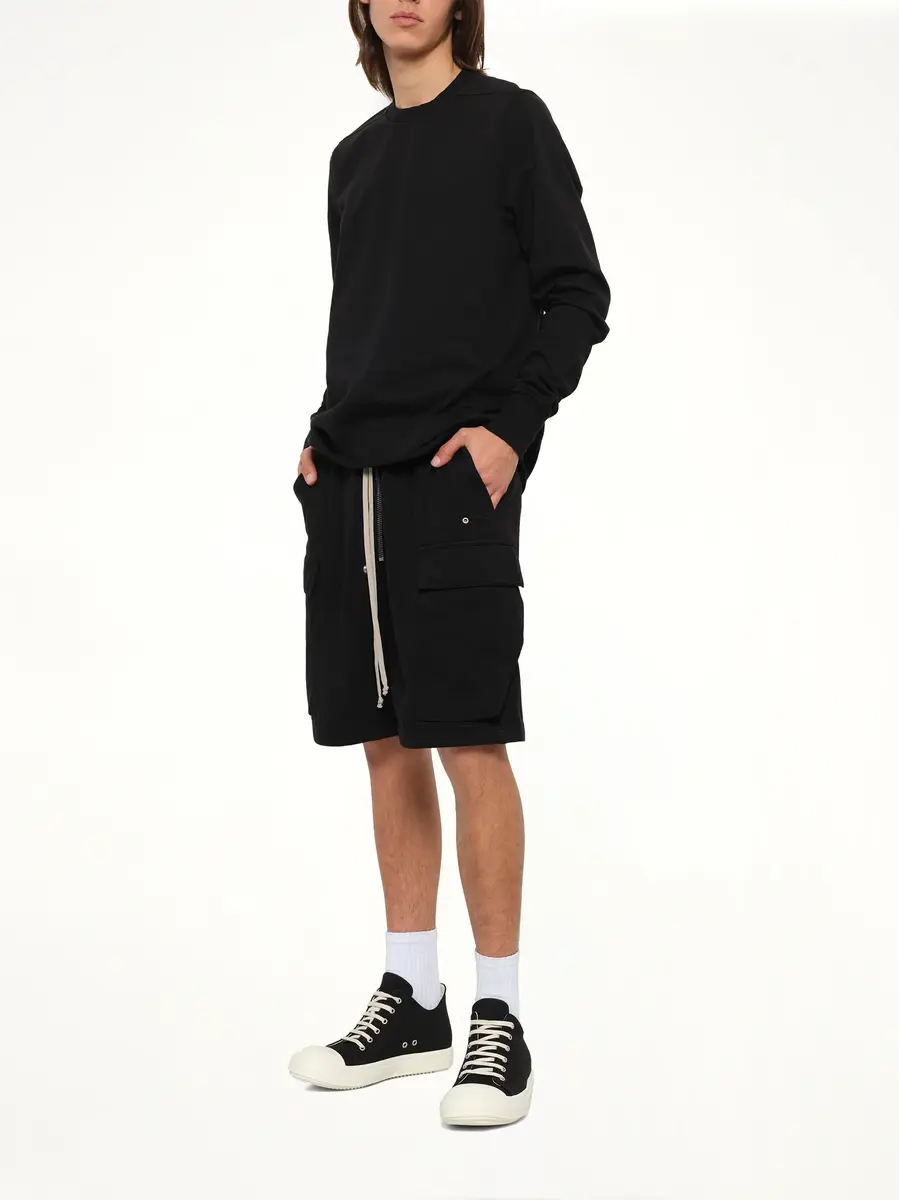 RICK OWENS DRKSHDW Heavy Jersey Cargobela Shorts | Thumbnail 4 RICK OWENS DRKSHDW Heavy Jersey Cargobela Shorts | Thumbnail 4