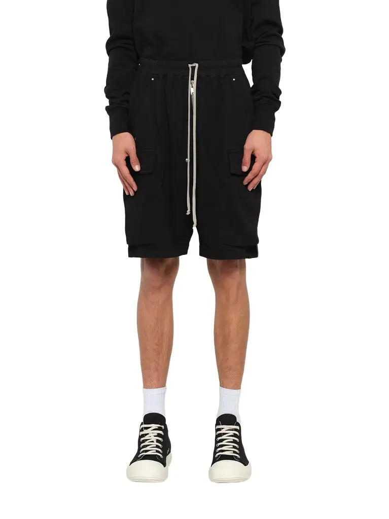 RICK OWENS DRKSHDW Heavy Jersey Cargobela Shorts