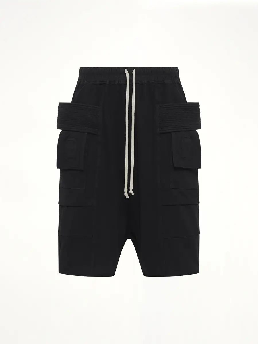 RICK OWENS DRKSHDW Heavy Jersey Creatch Cargo Pods | Thumbnail 2 RICK OWENS DRKSHDW Heavy Jersey Creatch Cargo Pods | Thumbnail 2