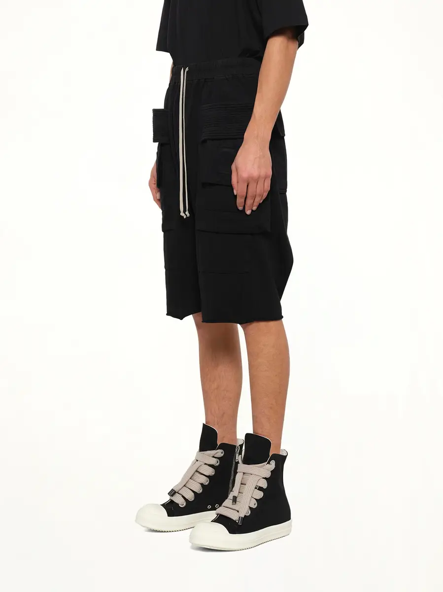 RICK OWENS DRKSHDW Heavy Jersey Creatch Cargo Pods | Thumbnail 3 RICK OWENS DRKSHDW Heavy Jersey Creatch Cargo Pods | Thumbnail 3